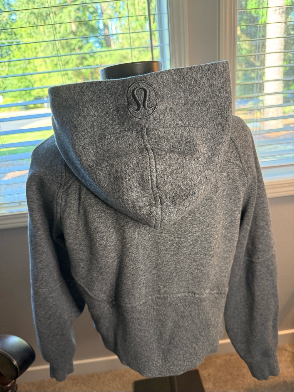 lululemon athletica Charcoal Gray Full-Zip Hooded Sweatshirt - Picture 5 of 8